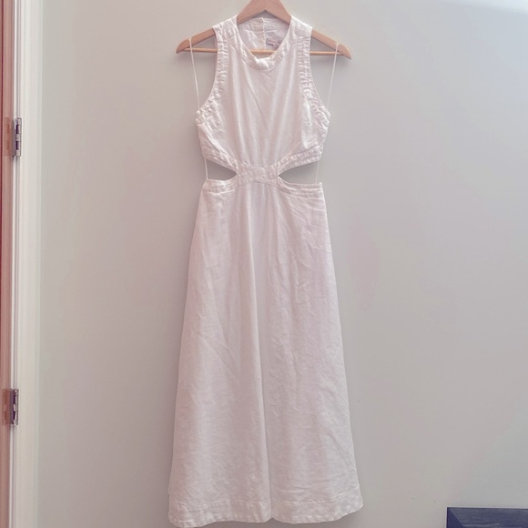 Bananas Republic- Linen Dress- White- Preowned - Picture 1 of 3